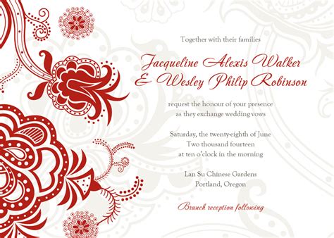 Blank mehndi invitation card template. Wedding Invitation Blank Template | Wedding Gallery ...
