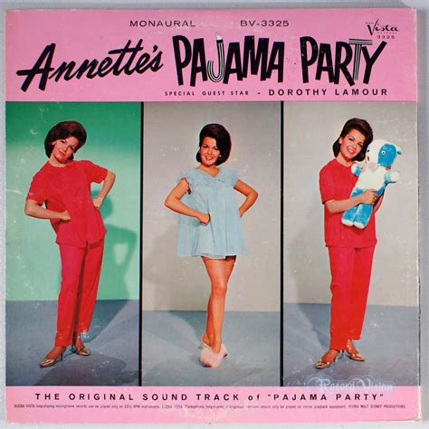 Annette Funicello Pajama Party 1964 Vinyl Lp Soundtrack Etsy