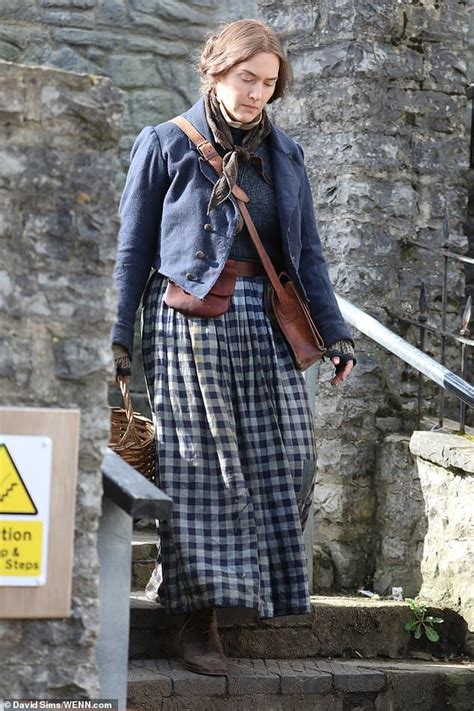 Kate Winslet Spotted On Set Of Ammonite With Saoirse Ronan Kate Winslet Ammonite Style