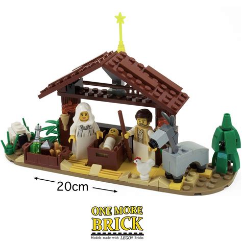 Lego Nativity Scene Christmas Nativity With Minifigures With