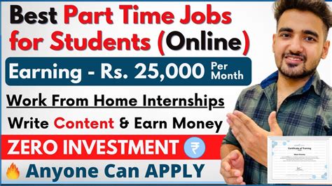 Part Time Jobs For Students Work From Home Online Jobs Write