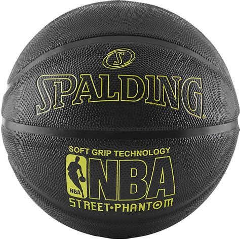 Spalding 71025 Nba Street Phantom Outdoor Basketball Neon Yellowblack