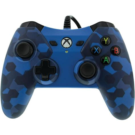 Powera Wired Controller For Xbox One Midnight Blue Camo 1503455 01