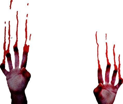 Download Bloody Handprint Png Download Blood Splatter Hand Png Png Images