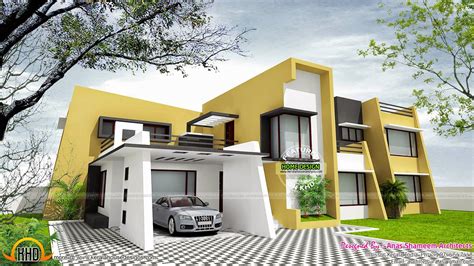 Beautiful Sloped Roof Villa Keralahousedesigns