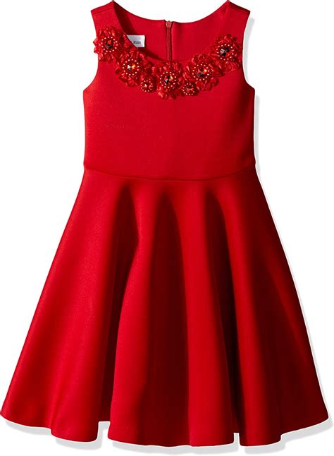 Bonnie Jean Girls Little Party Dress Red 5 Clothing