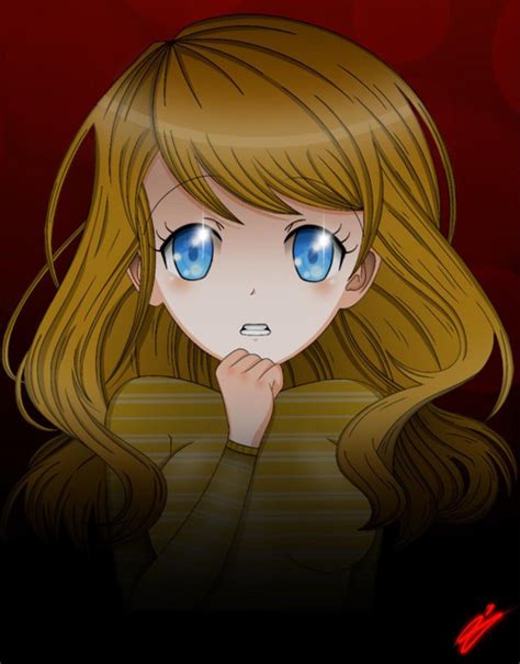 Scared Anime Girl By Redkryart Dbd1mjc Fullview — Imgbb
