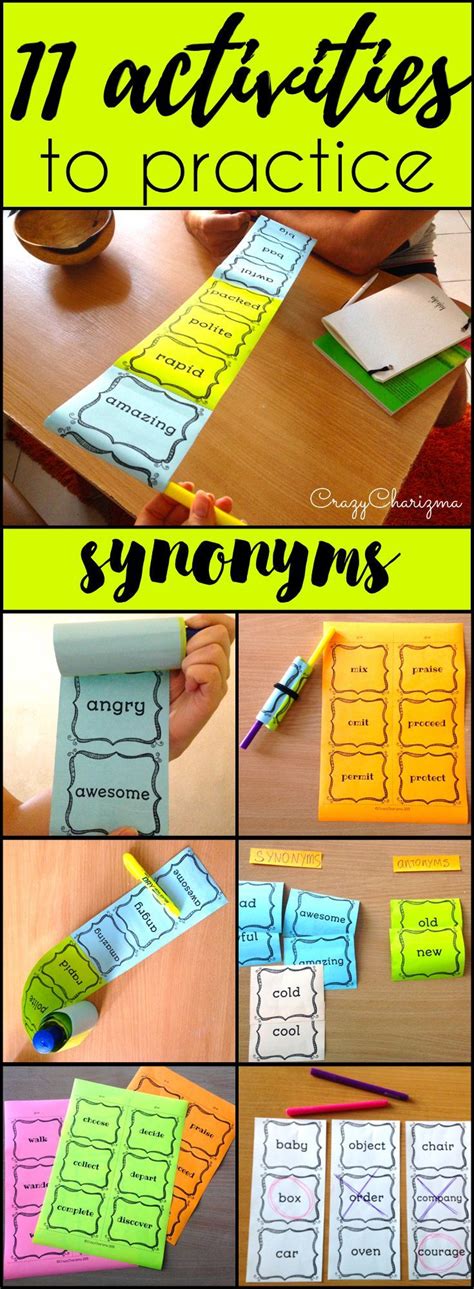 For more similar words, try in regard to on thesaurus.plus dictionary. Synonyms and Antonyms Game and Task Cards | Synonym ...