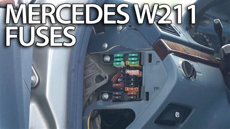 Mercedes Benz W211 Fuses Locations Mr