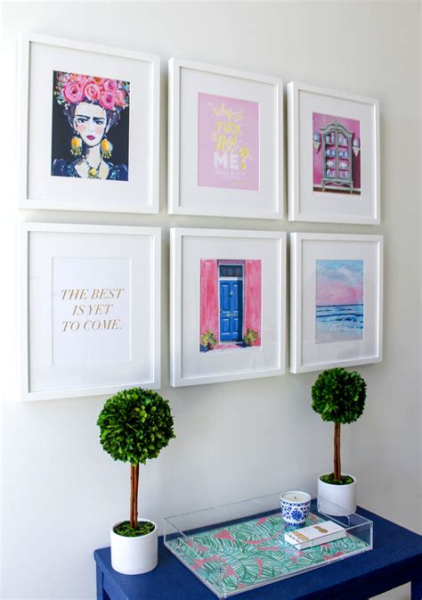 OFFICE GALLERY WALL WITH FRAMEBRIDGE - Design Darling