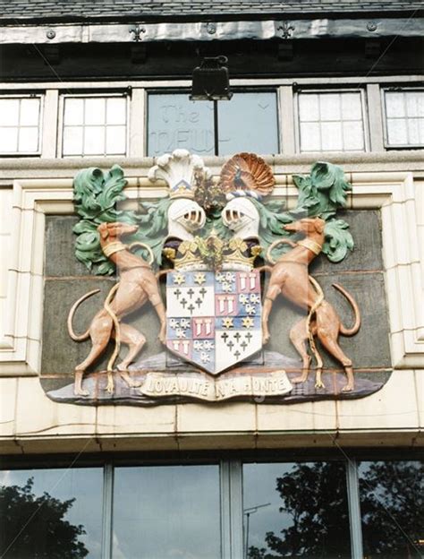 Newcastle Arms Detail Of Coat Of Arms