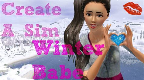 Sims Create A Sim Winter Babe Youtube
