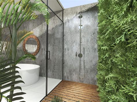 21 outdoor shower design ideas for swimming pools areas