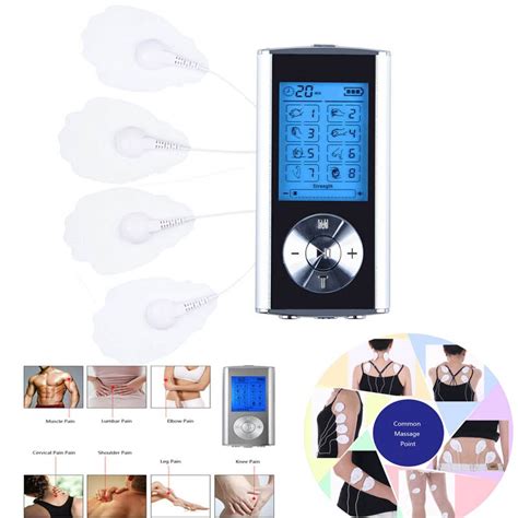 Neck Massager Back Rechargeable Electric Pain Relief Machine 8 Modes