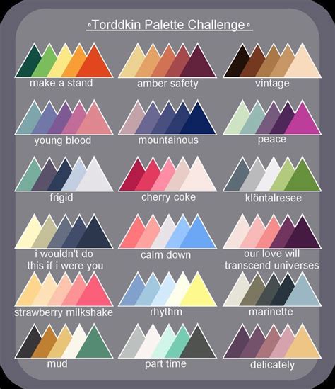 Osh On Twitter Color Palette Challenge Color Palette Design Palette Art