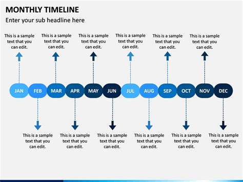 Monthly Timeline Powerpoint Template
