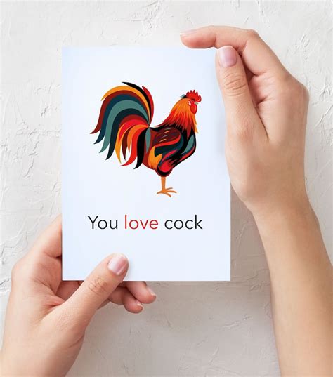 you love cock funny rude offensive sexual novelty etsy