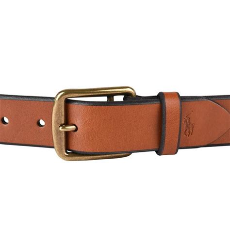 Polo Ralph Lauren Leather Belt Cruise Fashion