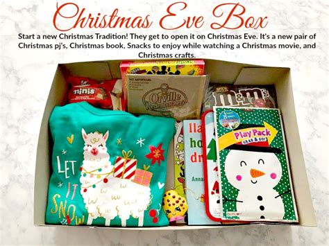 Christmas eve box ideas for kids you can be very tactical and get the kids something that will keep them entertained and occupied whilst you get on with last minute preparations for christmas day. Christmas Traditions: The Christmas Eve Pajama Box! » The ...