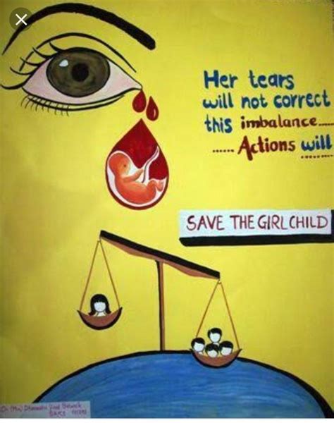Save Girl Child Campaign Designer Poster