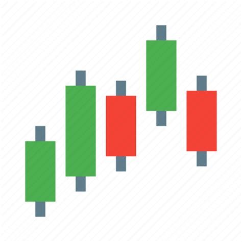 Candle Chart Forex Graph Statistics Sticks Trading Icon