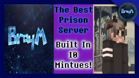 Building The Best Prison Server In 10 Minutes Minecraft Bedrock