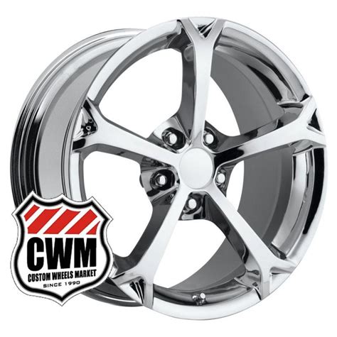Sell 18x95 Corvette C6 Grand Sport Style Chrome Wheels Rims Fit