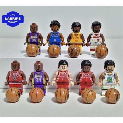 9 Nba Basketball All Stars Toys Etsy