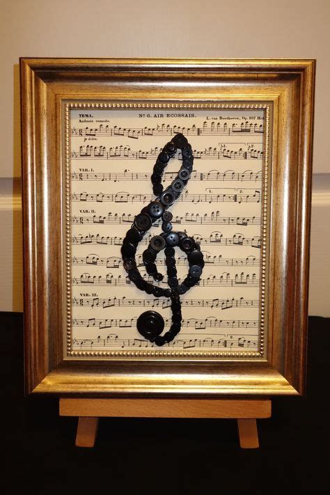 44 Ideas Music Note Crafts Diy Treble Clef For 2019 Sheet Music