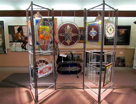 Fused Glass Display Idea Art Display Glass Art Craft Show Displays