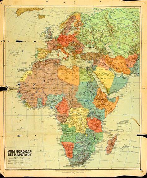 Mapa Da áfrica E Europa
