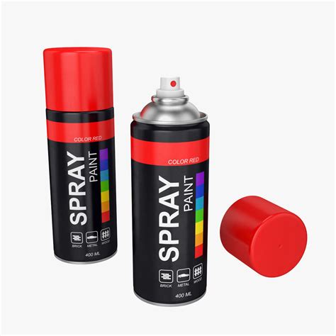 Spray Paint Can 3d Model Cgtrader