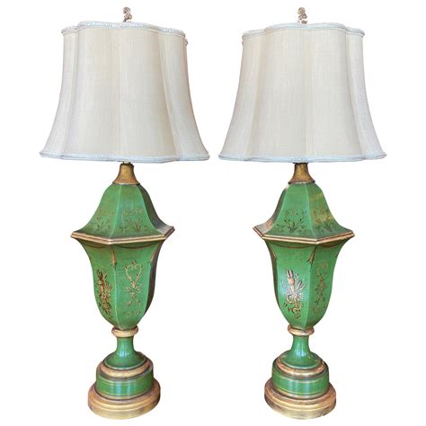 Vintage Boudoir Lamp Hobnail Base Ruffled Shade Romantic French Decor