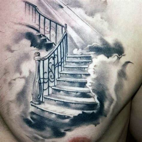Stairs to heaven, scroll hands and dove custom tattoo. Die besten 25+ Stairway to heaven tattoo Ideen auf ...
