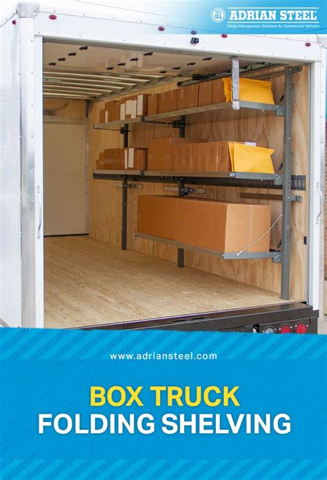 New Box Truck Folding Shelving Shelving Work Truck Fold