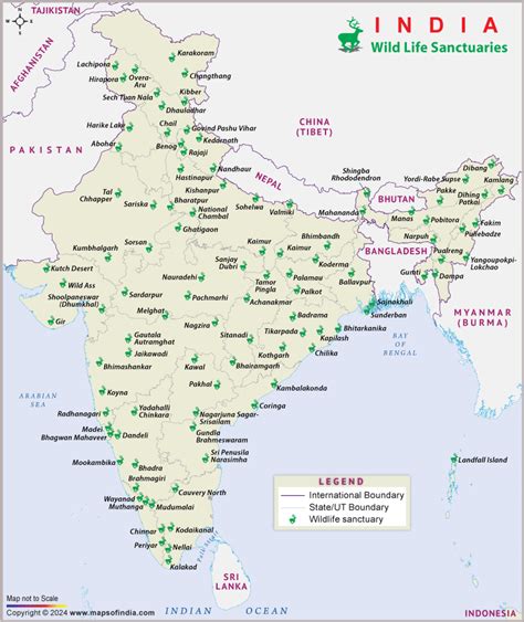 National Parks On Map Of India The World Map