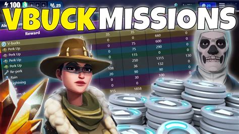 How To FIND ALL Vbuck Missions EASILY! | Fortnite Save The World - YouTube gambar png