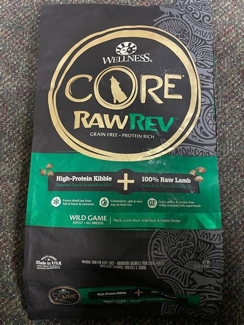 Buy Wellness Core Rawrev Grain Free Dry Dog Food Wild Game 18 Lbs Free