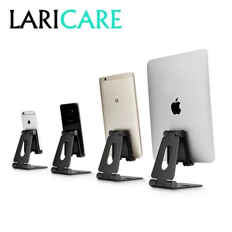 Laricare Foldable Aluminium Alloy Phone Stand Dual Hinge Adjustable