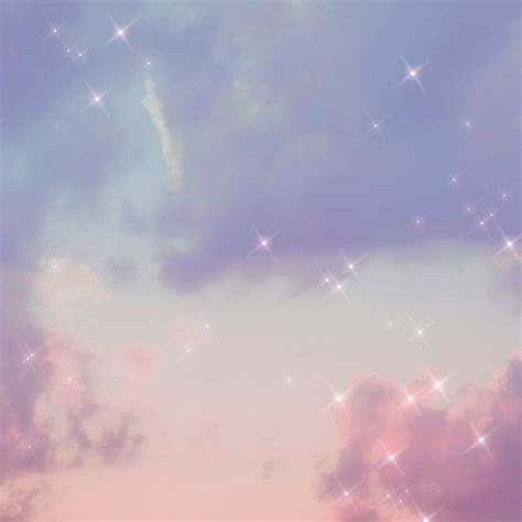 Sparkle Cloud Gradient Pastel Dreamy Background Free Image By