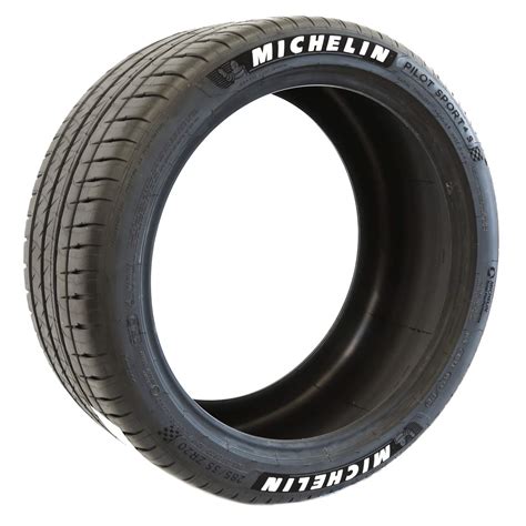 Michelin Pilot Sport 4 S Performance Radial Raised White
