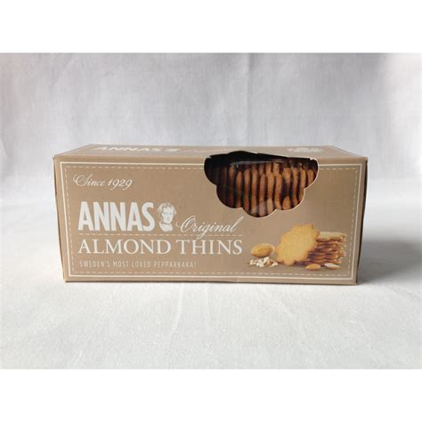 Cavistons Food Emporium Annas Original Almond Thins 150g