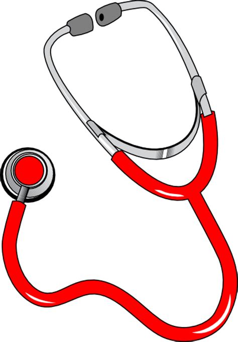 Red Stethoscope Clip Art At Vector Clip Art