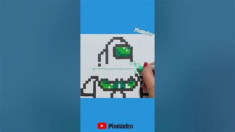 Scaner Among Us Pixel Art En CÁmara RÁpida Pixelados Youtube