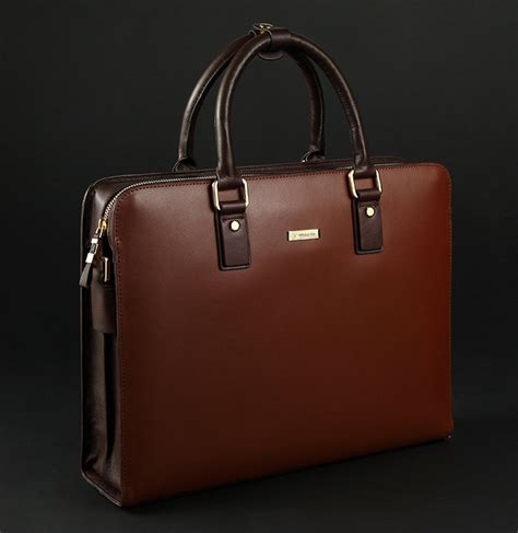 Italian Leather Bags Genuine Leather Briefcase Men Document Briefcase