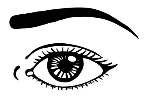 Printable Eye Coloring Pages