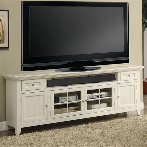 Parker House Tidewater Tid84 84 Tv Console With Four Doors And Sound