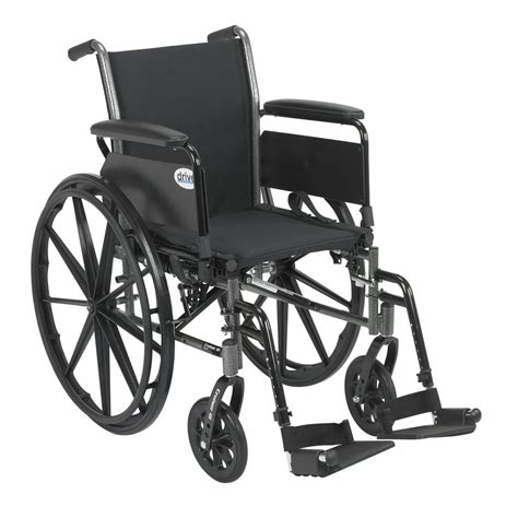 Drive Medical Cruiser Iii Light Weight Wheelchair With Flip Back
