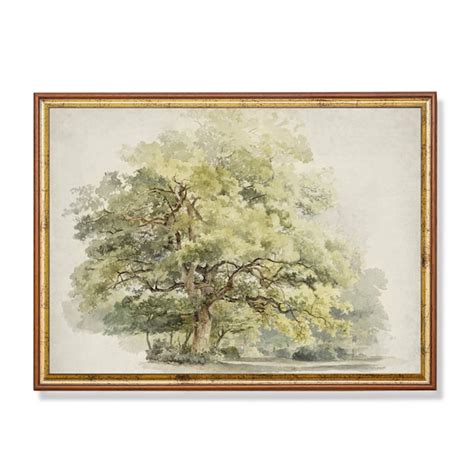 Oak Tree Painting Etsy