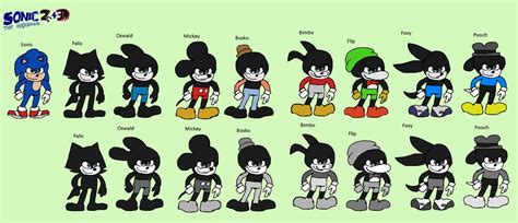 Crowsar Inkblot 1930s Toons With Sonic Movie Sonic By Abbysek On Deviantart